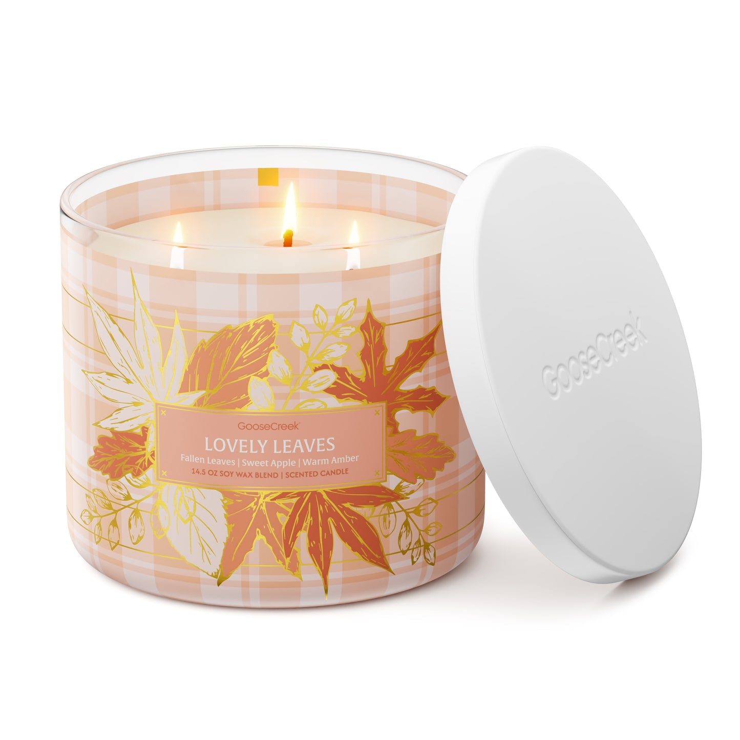 Lovely Leaves 3-Wick Candle