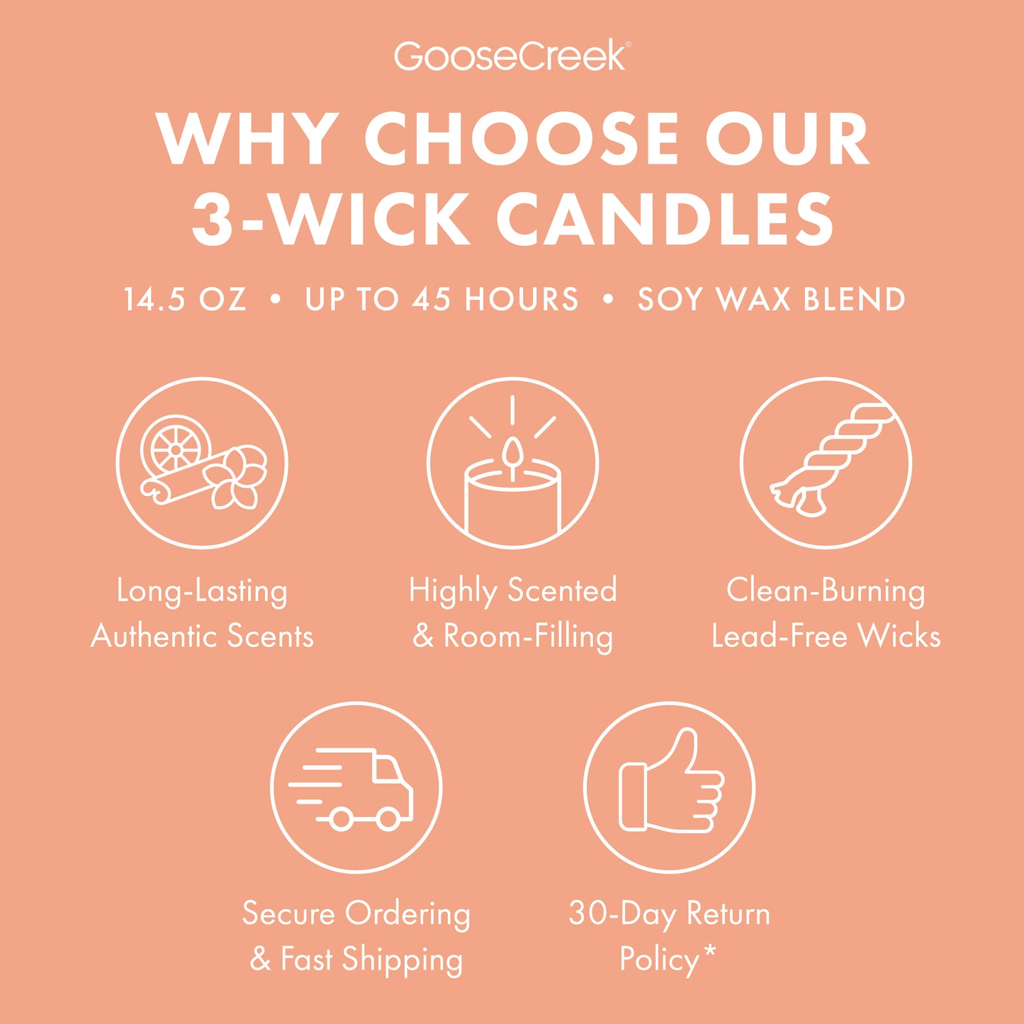 Spiced Apple Harvest 3-Wick Candle
